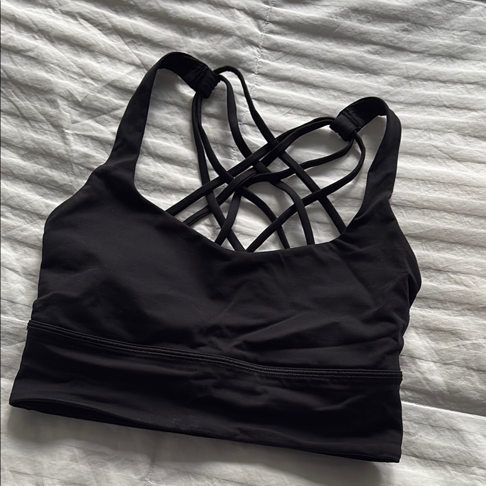 Black lululemon Women's Sports Bra